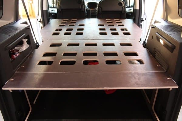 Ford Courier camper bed frame