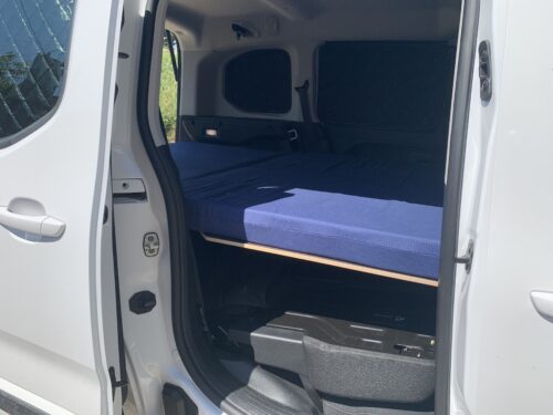Kit Camper Mini Van: Estructura de Llit + Matalàs Plegable per a furgoneta petita photo review