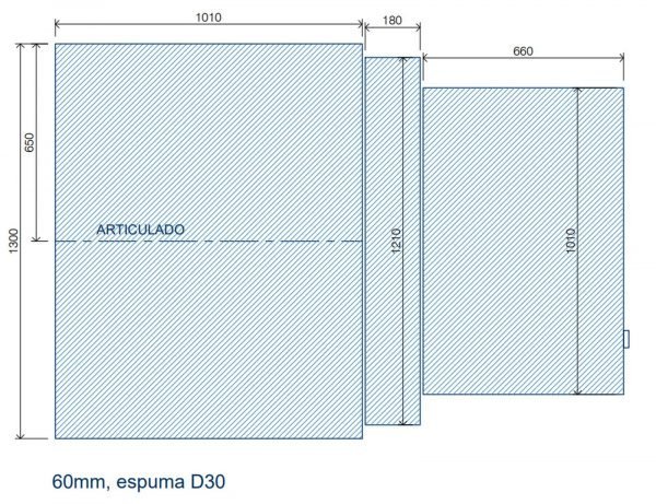 Matalàs per a Llit Ford Courier - Imatge 5