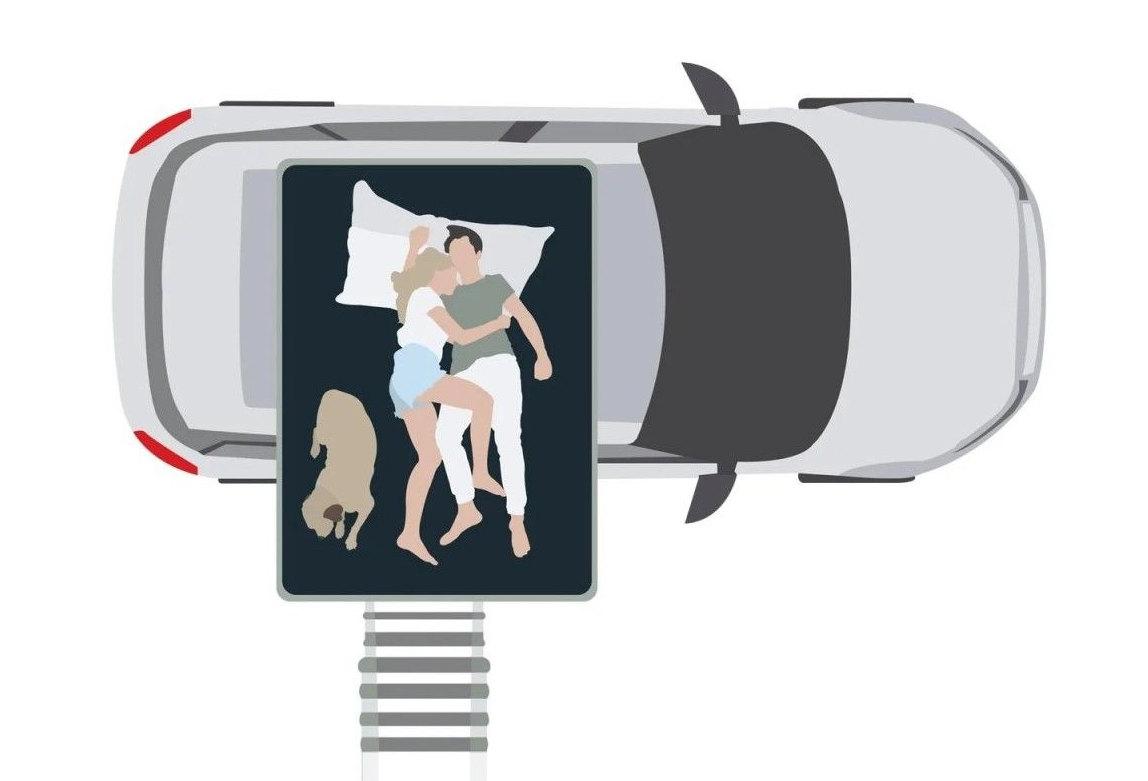 Car Roof Tent DMG135 Gray - Image 3