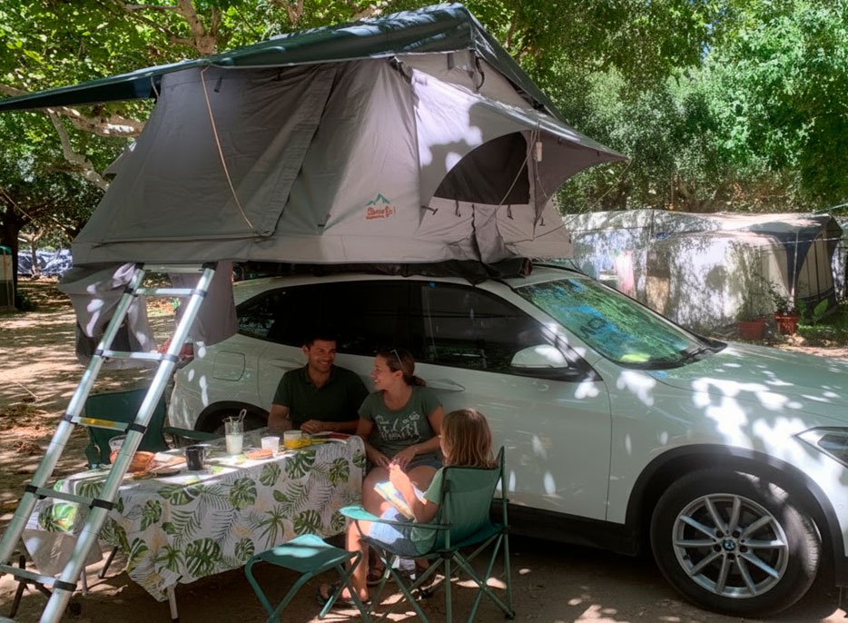 Car Roof Tent DMG135 Gray - Image 6