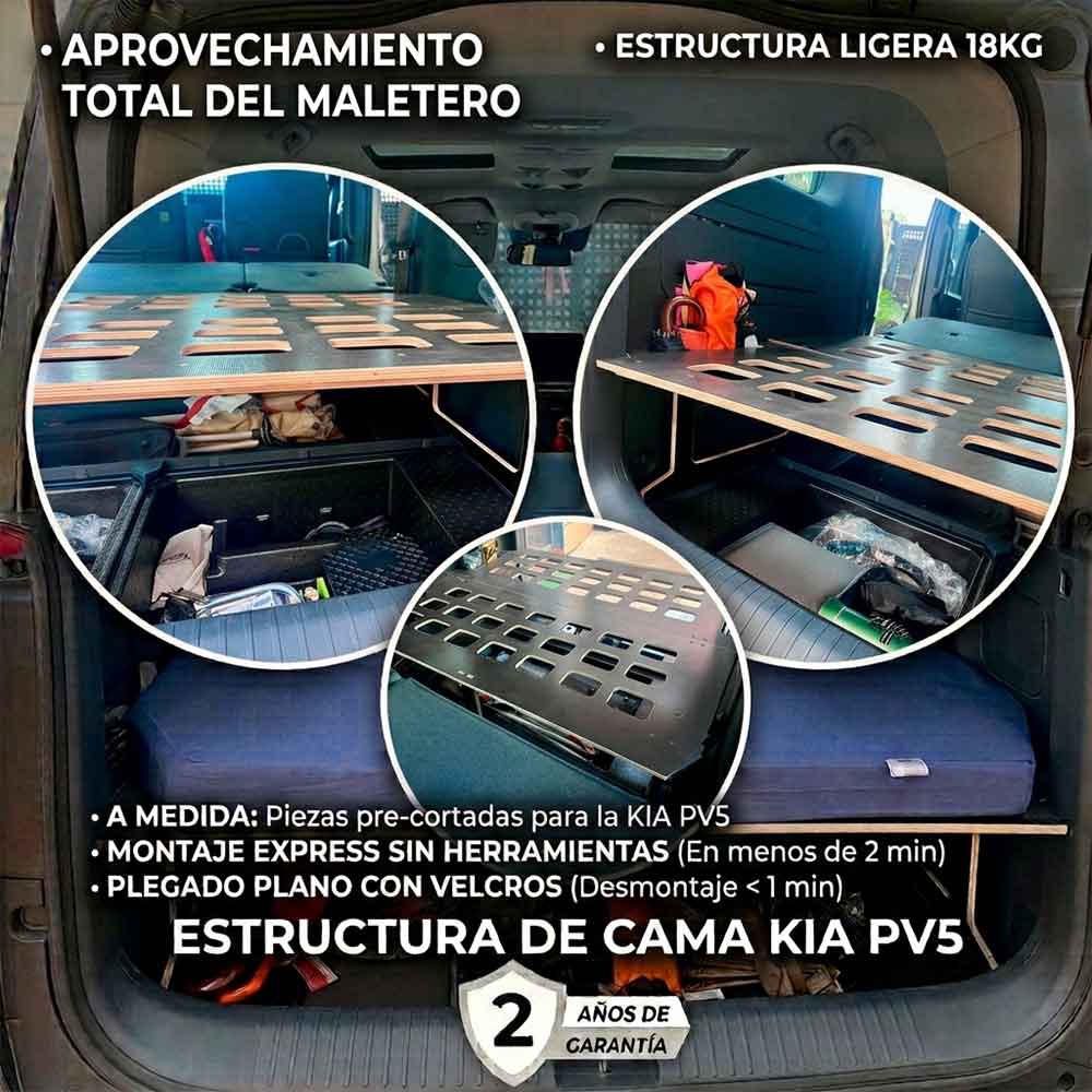 Estructura de cama KIA PV5 8 Estructura de cama KIA PV5 - Imagen 8